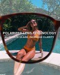FIMILU Polarized Sunglasses for Women - 2 Pack