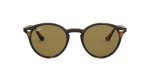 Ray-Ban RB2180 Round Light Havana Sunglasses