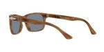 Persol PO3048S Rectangular Sunglasses in Striped Brown/Light Blue