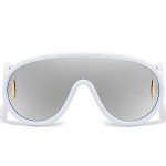 Trendy Oversized Shield Sunglasses for Men & Women