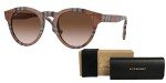 Burberry Reid Round Sunglasses with Eyewear Kit