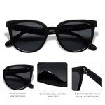 Trendy Cat Eye Polarized Sunglasses for Women