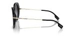Burberry Eugenie Black Grey Gradient Sunglasses