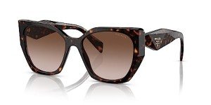 Prada Tortoise Butterfly Sunglasses with Gradient Lens