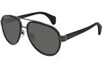Gucci GG0447S Polarized Aviator Sunglasses - Black Gunmetal