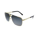 Versace VE 2238 Gold/Matte Black Rectangle Sunglasses
