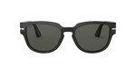 Persol PO3231S Polarized Square Sunglasses - Black/Green