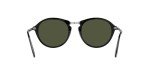 Persol PO3274S Black/Green Round Sunglasses, 50mm
