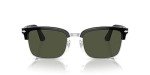 Persol PO3327S Black Rectangular Sunglasses for Men