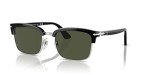Persol PO3327S Black Rectangular Sunglasses for Men