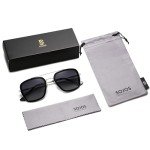 SOJOS Retro Square Polarized Sunglasses for All