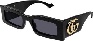 Gucci GG1425S Women's Black/Grey Designer Sunglasses