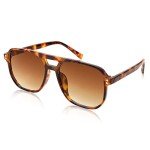 Retro Square Aviator Sunglasses for Men and Women