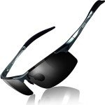 DUCO Men's Polarized Sports Sunglasses with UV Protection