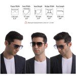 Oversized Gold Aviator Sunglasses with Polarized Lenses