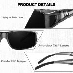 Myiaur Cat.4 Polarized Over Glasses Sunglasses