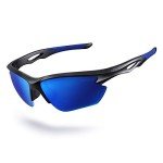 DEAFRAIN Polarized Sports Sunglasses for Outdoor Activities