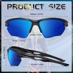 DEAFRAIN Polarized Sports Sunglasses for Outdoor Activities