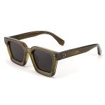 Polarized Chunky Square Sunglasses UV400 B2396