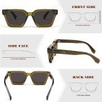 Polarized Chunky Square Sunglasses UV400 B2396