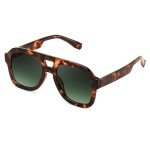 Trendy Vintage Aviator Sunglasses with Thick Frames