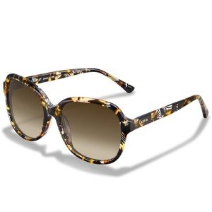 Brown Retro Polarized Sunglasses for Women