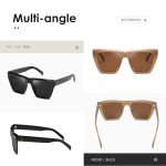 Trendy Polarized Retro Square Sunglasses K1546