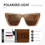 Trendy Polarized Retro Square Sunglasses K1546