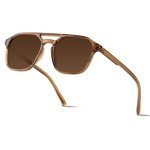 Trendy Polarized Aviator Sunglasses for Men and Women