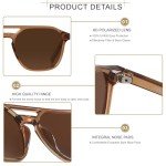 Trendy Polarized Aviator Sunglasses for Men and Women