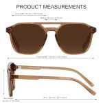 Trendy Polarized Aviator Sunglasses for Men and Women