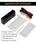 Thick Frame Square Sunglasses with UV400 Protection