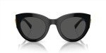 Versace Women's Black Frame Sunglasses with Grey Lenses