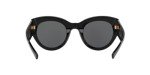 Versace Women's Black Frame Sunglasses with Grey Lenses