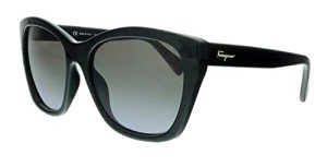 Salvatore Ferragamo Grey Cat Eye Sunglasses 56