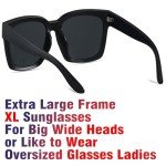 Andwood Oversized Retro Sunglasses - 2 Pack