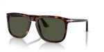 Persol PO3336S Havana/Green Aviator Sunglasses Bundle