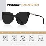 Chic Women's Square Frameless Sunglasses with UV Protection