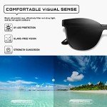 Chic Women's Square Frameless Sunglasses with UV Protection