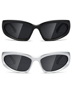 MASDUN Polarized Vintage Style Wrap Around Sunglasses