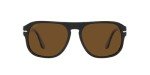 Persol Aviator Sunglasses Matte Dark Green/Brown Polarized