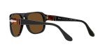 Persol Aviator Sunglasses Matte Dark Green/Brown Polarized