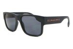 Burberry Matte Black Polarized Sunglasses BE 4358