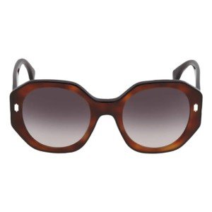 Fendi Gradient Smoke Geometric Women's Sunglasses