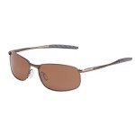 ZHILE Polarized Wrap Metal Frame Sunglasses for Men
