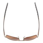 ZHILE Polarized Wrap Metal Frame Sunglasses for Men