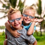 KIMOBER 10 Pack Pixelated Thug Life Sunglasses