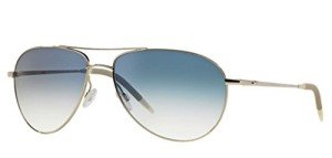 Oliver Peoples Benedict Silver Sunglasses OV 1002 S