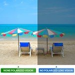 Fiada Men's 4-Piece Polarized Sports Sunglasses Set