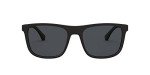 Emporio Armani EA4129 Matte Black Square Sunglasses